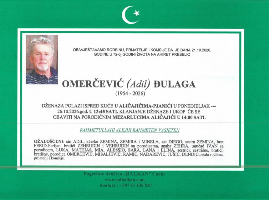 Omerčević (Adil) Đulaga