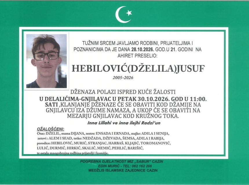 Hebilović (Dželila) Jusuf