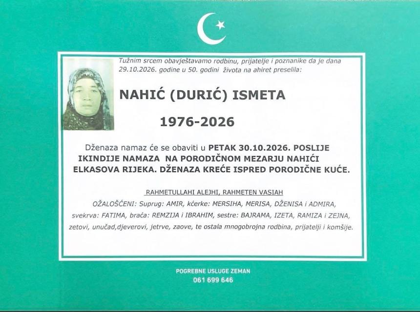 Nahić (Durić) Ismeta